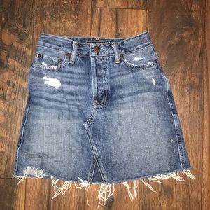 Abercrombie and Fitch Mini Jean Skirt
